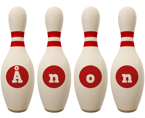 Ånon bowling-pin logo