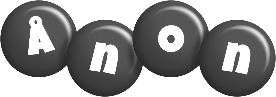 Ånon candy-black logo