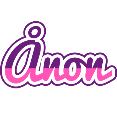 Ånon cheerful logo