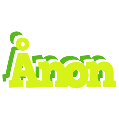 Ånon citrus logo