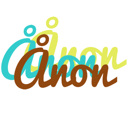 Ånon cupcake logo