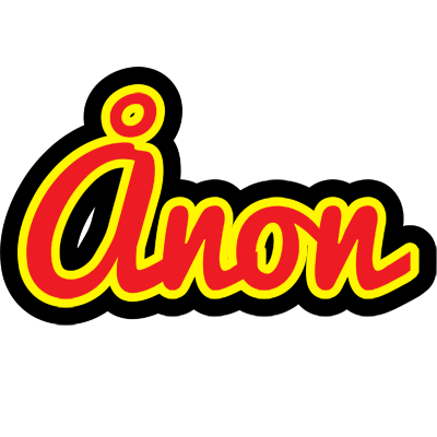 Ånon fireman logo