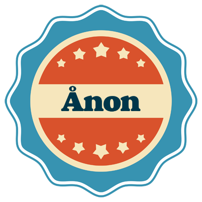Ånon labels logo