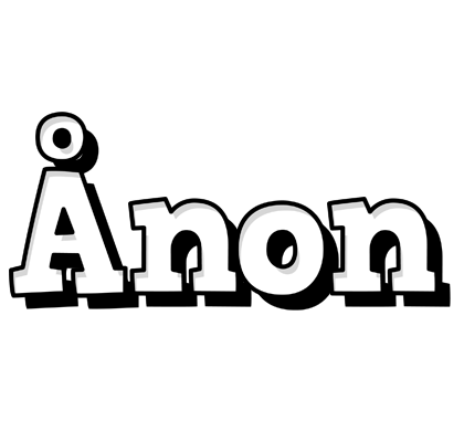 Ånon snowing logo