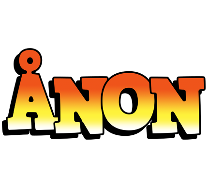 Ånon sunset logo