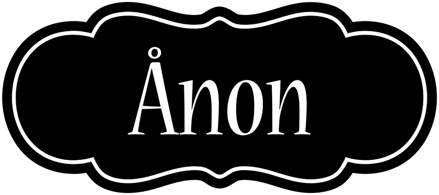 Ånon welcome logo