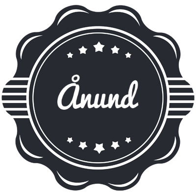 Ånund badge logo