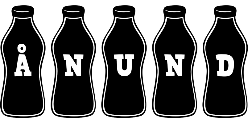 Ånund bottle logo