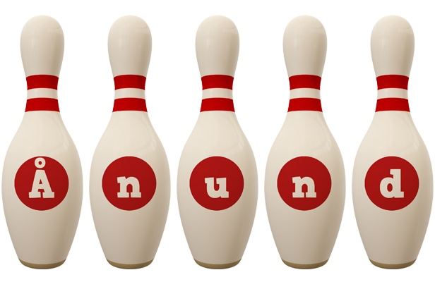 Ånund bowling-pin logo