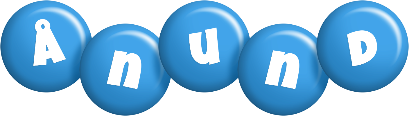 Ånund candy-blue logo