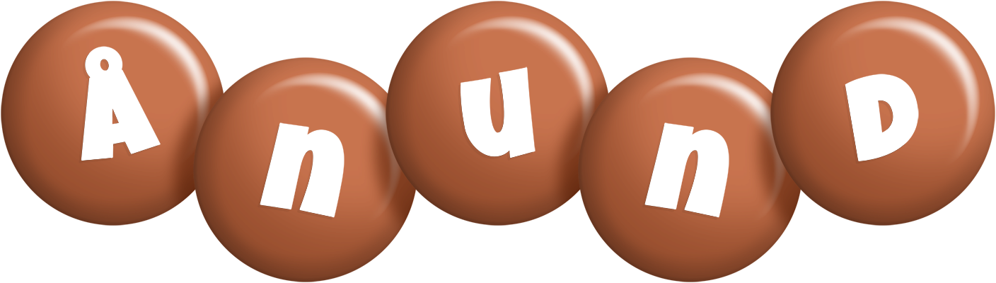 Ånund candy-brown logo