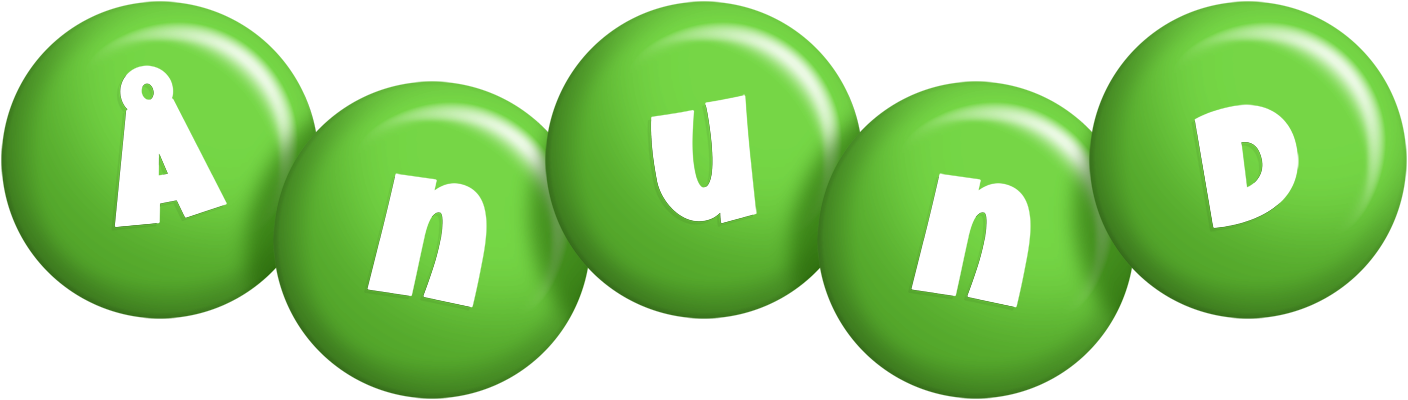 Ånund candy-green logo