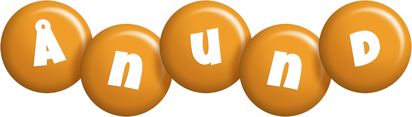 Ånund candy-orange logo