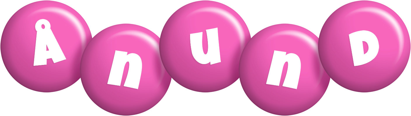 Ånund candy-pink logo