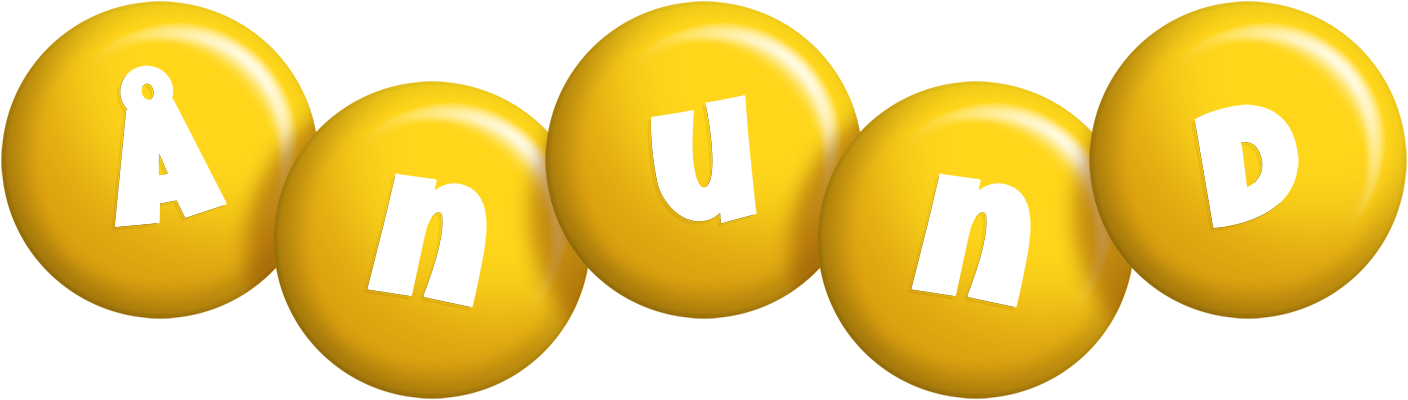 Ånund candy-yellow logo