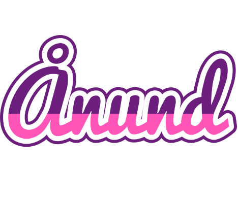 Ånund cheerful logo