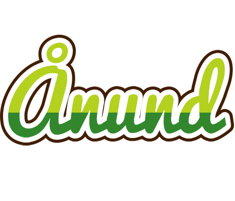 Ånund golfing logo