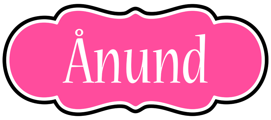 Ånund invitation logo