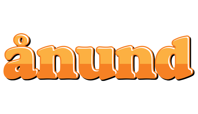 Ånund orange logo