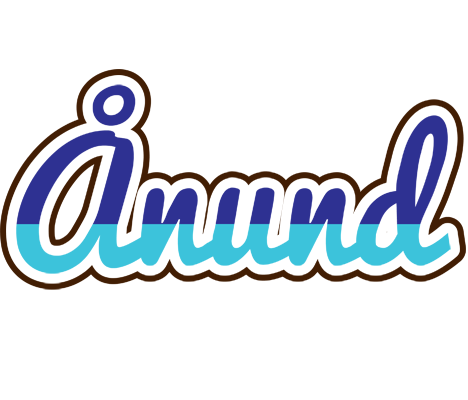 Ånund raining logo