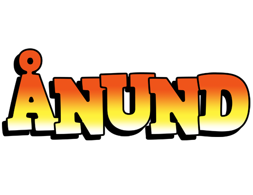 Ånund sunset logo