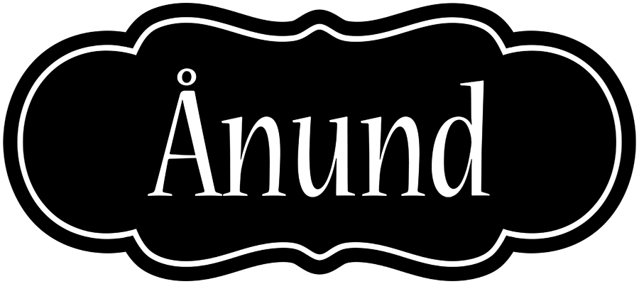 Ånund welcome logo