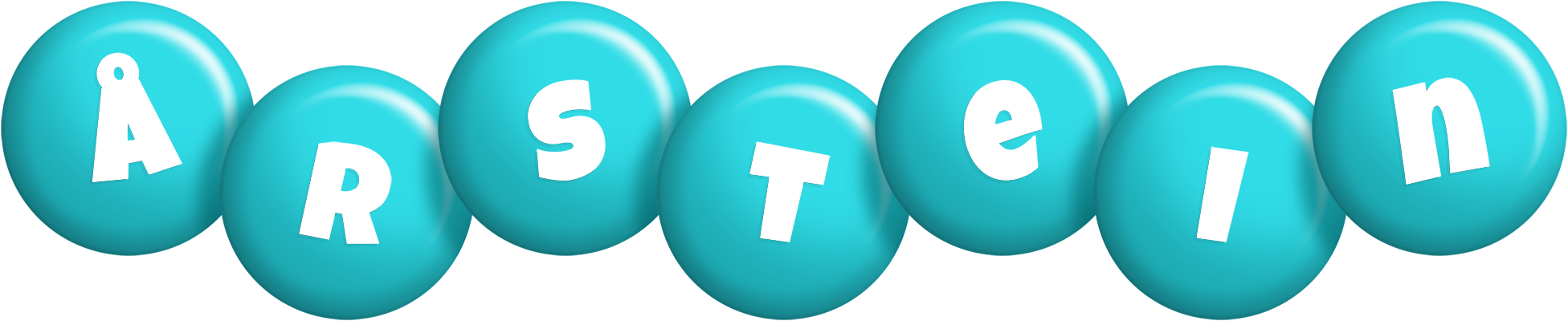 Årstein candy-azur logo