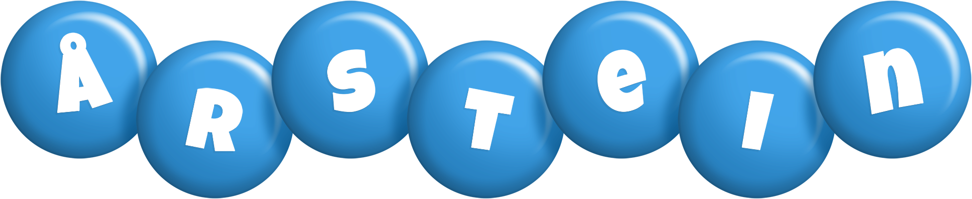 Årstein candy-blue logo