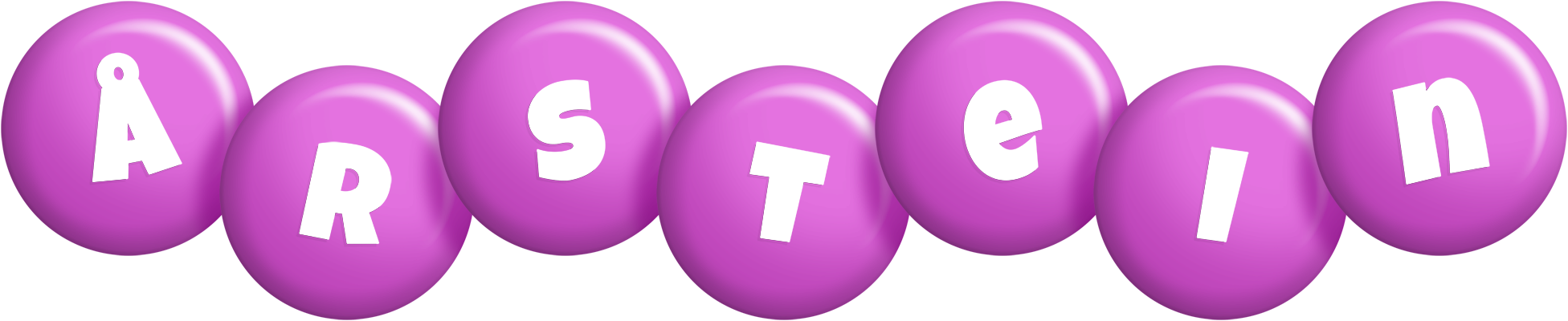 Årstein candy-purple logo