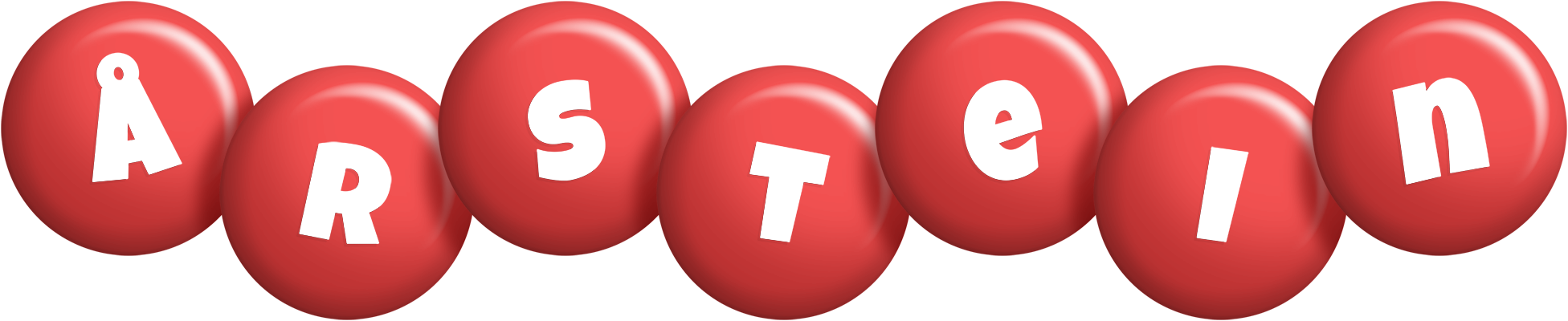 Årstein candy-red logo