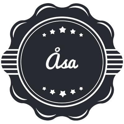 Åsa badge logo