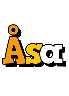 Åsa cartoon logo
