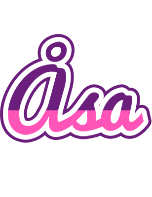 Åsa cheerful logo