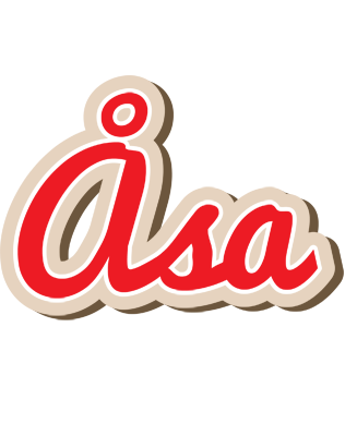Åsa chocolate logo