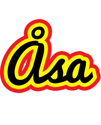 Åsa flaming logo