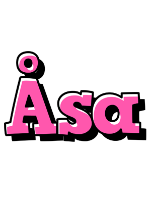 Åsa girlish logo