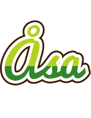 Åsa golfing logo