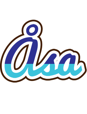 Åsa raining logo
