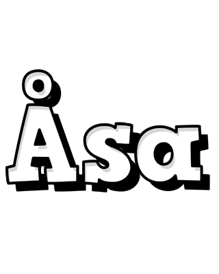 Åsa snowing logo