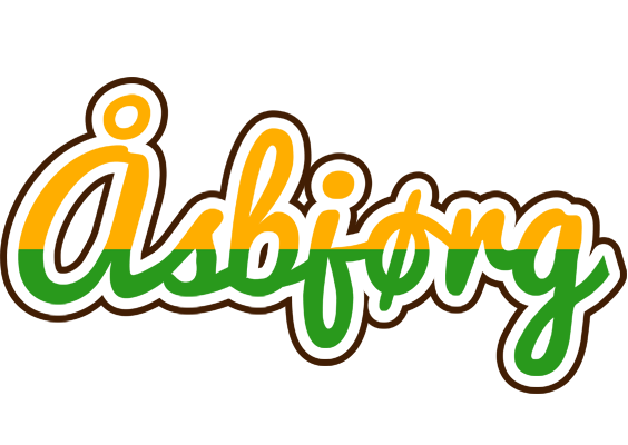 Åsbjørg banana logo