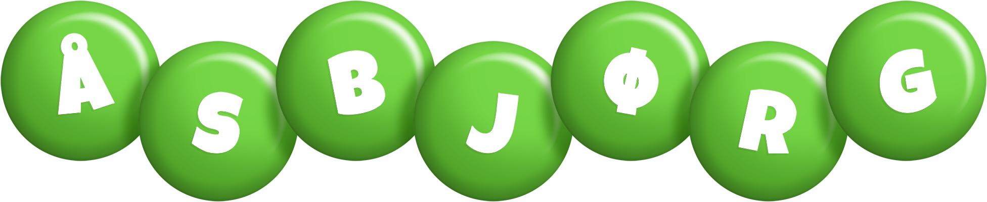 Åsbjørg candy-green logo