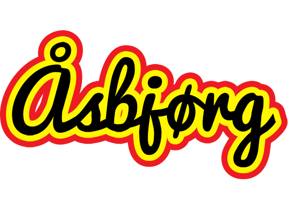 Åsbjørg flaming logo