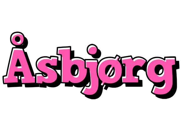 Åsbjørg girlish logo