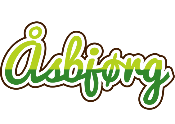 Åsbjørg golfing logo