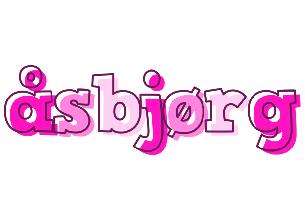 Åsbjørg hello logo