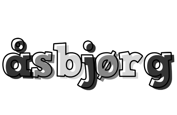 Åsbjørg night logo