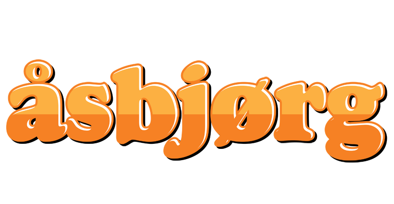 Åsbjørg orange logo