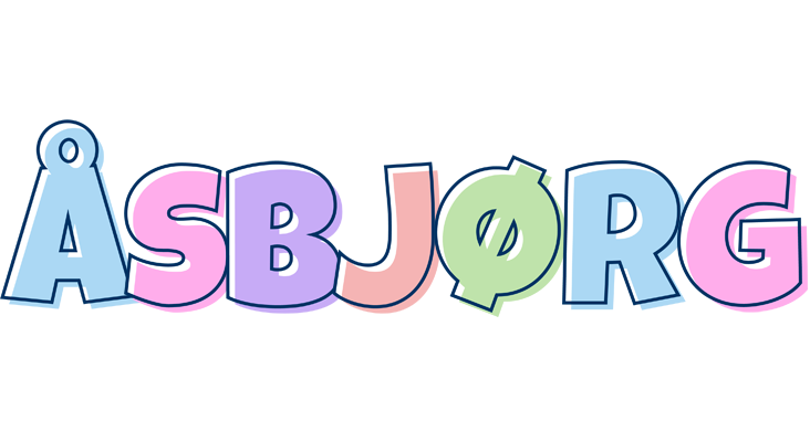 Åsbjørg pastel logo