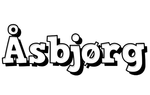 Åsbjørg snowing logo