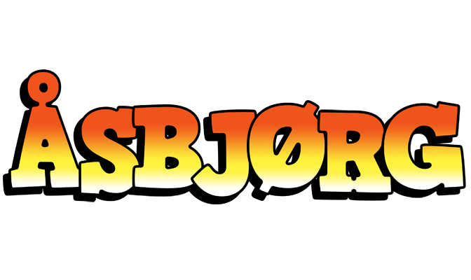 Åsbjørg sunset logo